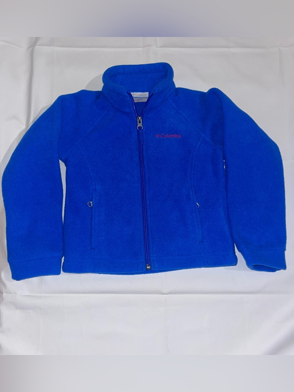 Columbia 4/5 Royal Blue Fleece Zip Jacket